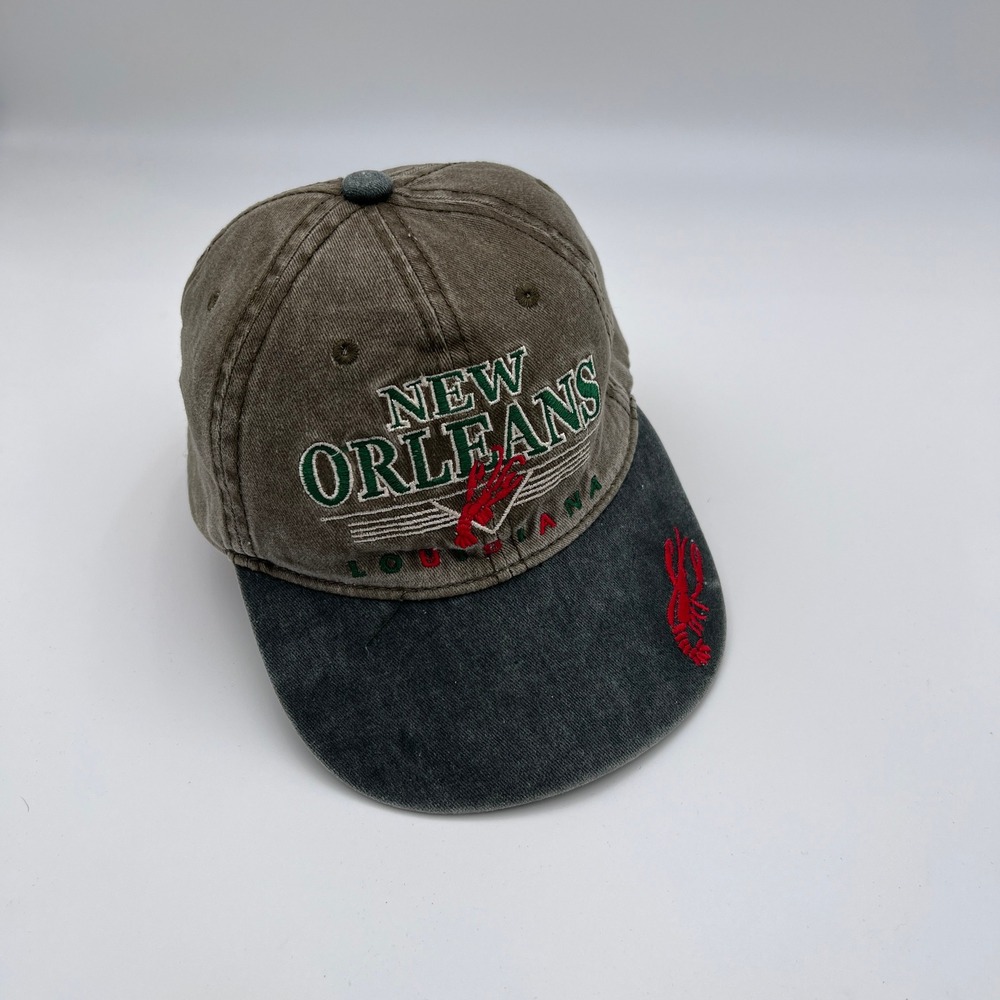 Sun Products New Orleans Hat Y2K Unisex Crawfish Souvenir Gorpcore Streetwear